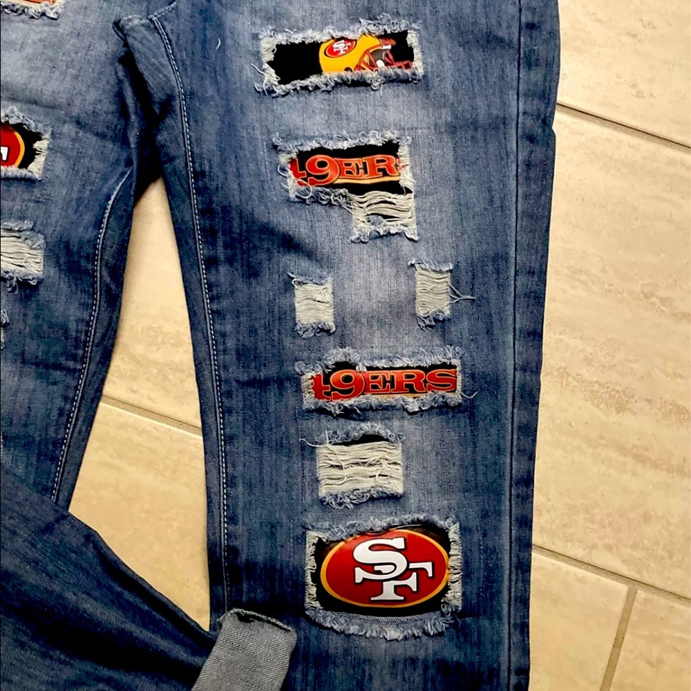 49er distressed Jeans